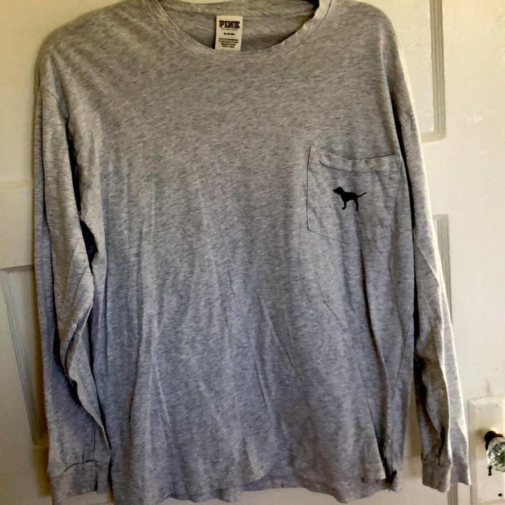 Long Sleeve PINK t shirt.